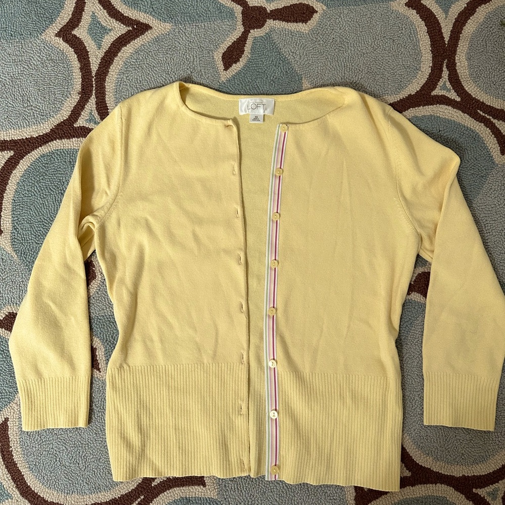 Loft yellow sweater